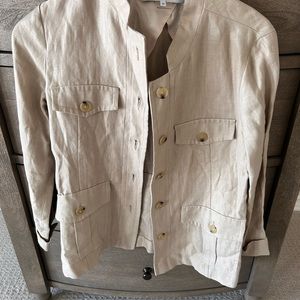 Gerard Darel linen safari jacket